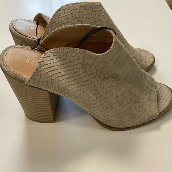 Express Womens Shoes Size 10 Open Toe Sandals Tan - Picture 8 of 11